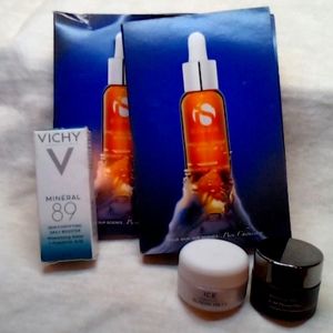 Five samples hydrating